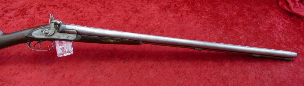 Antique Mortimer Percussion Dbl 12 ga