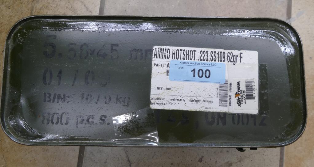 800 rds 223 Ammo in Spam Can