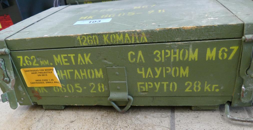 Sealed 1,260 round case 7.62x39 Ammo