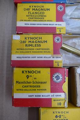 Lot Assorted Kynoch AMmo