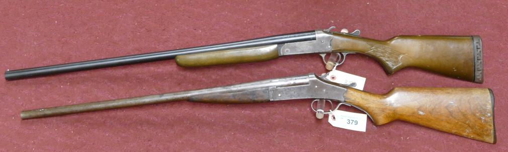 Pair of Single Shot Shotguns