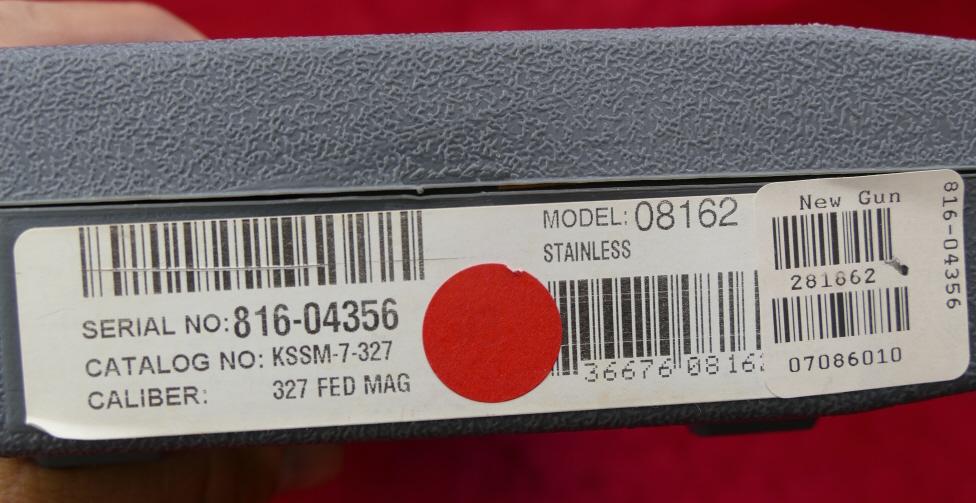 Ruger Single Seven 327 Federal Mag Revolver (RM)