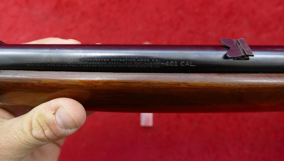 Winchester Model 1910 401 cal Rifle