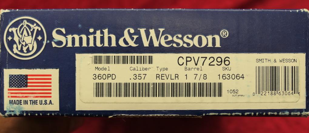 Smith & Wesson Air Light PD 357 Magnum