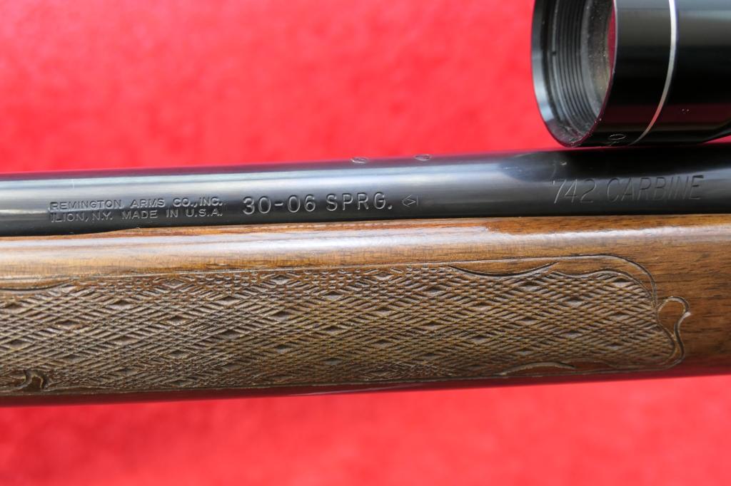 Remington Model 742 Carbine in 30-06 w/scope
