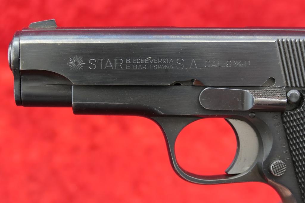 Star Model BM 9mm Luger Pistol