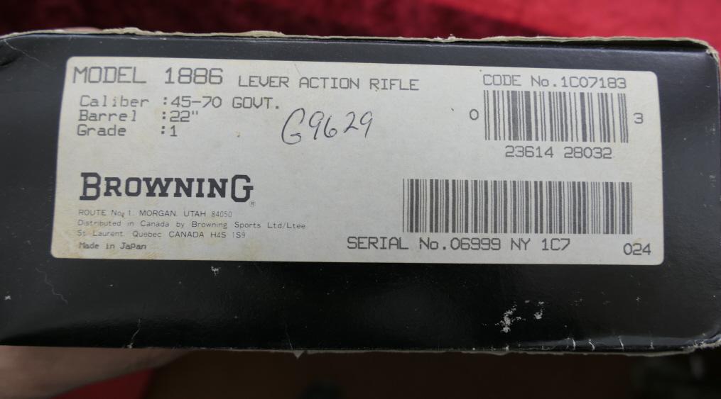Browning Model 1886 45-70 SRC