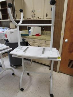 2 ROLLING NAIL STATIONS