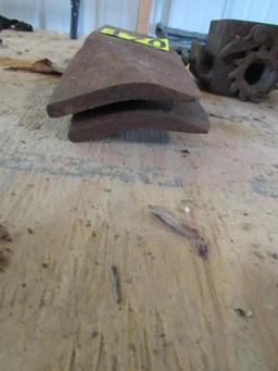 Bush hog blades and strap winch
