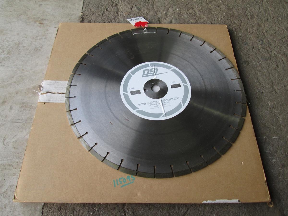(1) 20" DSI Diamond Tip Blade