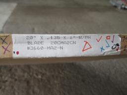 (1) 20" DSI Diamond Tip Blade