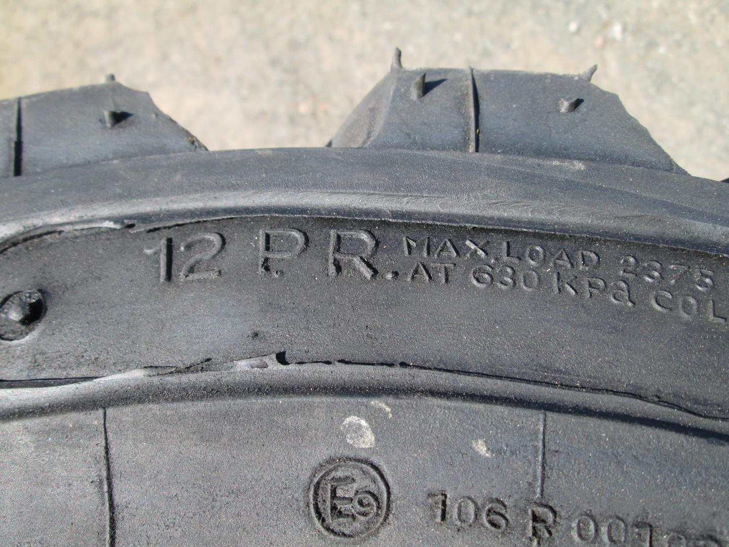 (4) 10-16.5 Tires