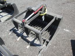 48" Rock Bucket Grapple With Teeth