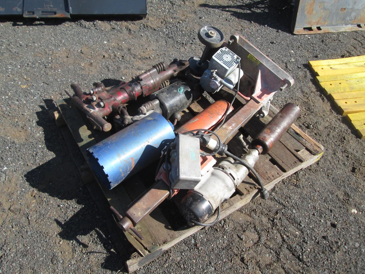 Electric Powered Core Drill With Bits,