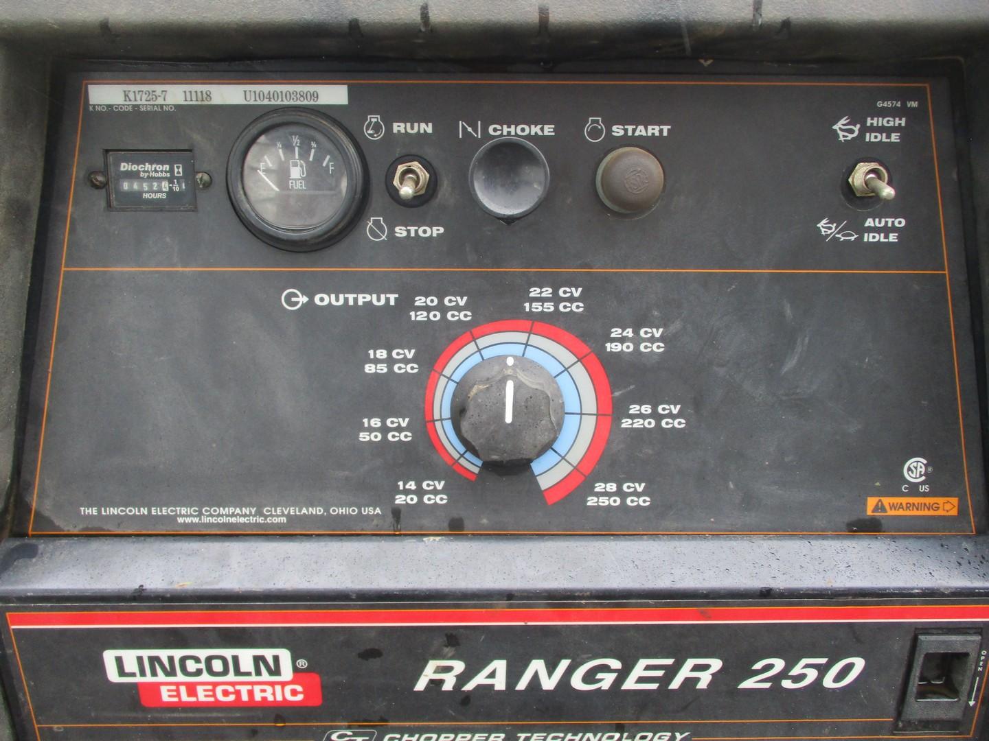 Lincoln Ranger 250 Welder/Generator