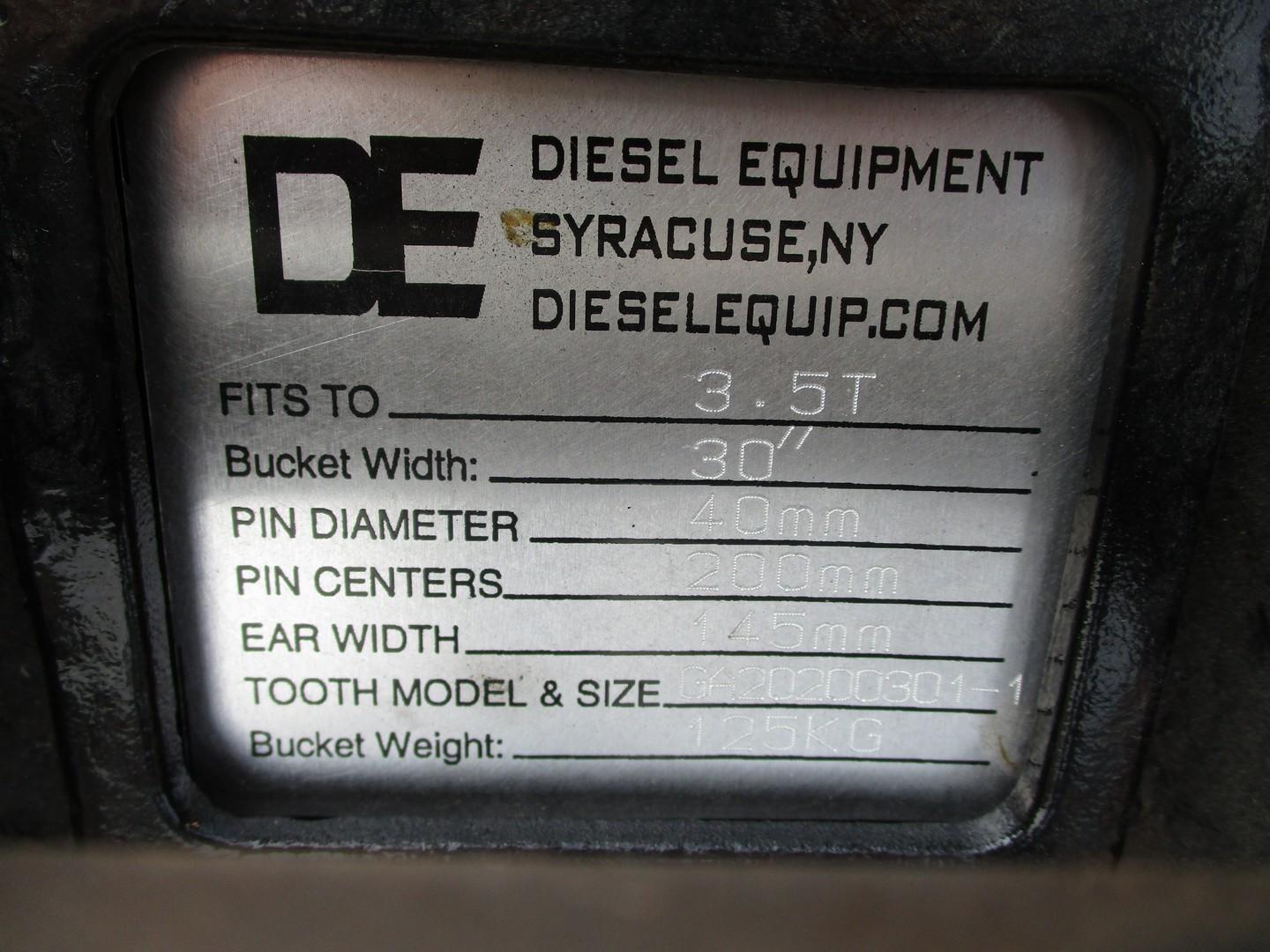30" Excavator Bucket With Teeth