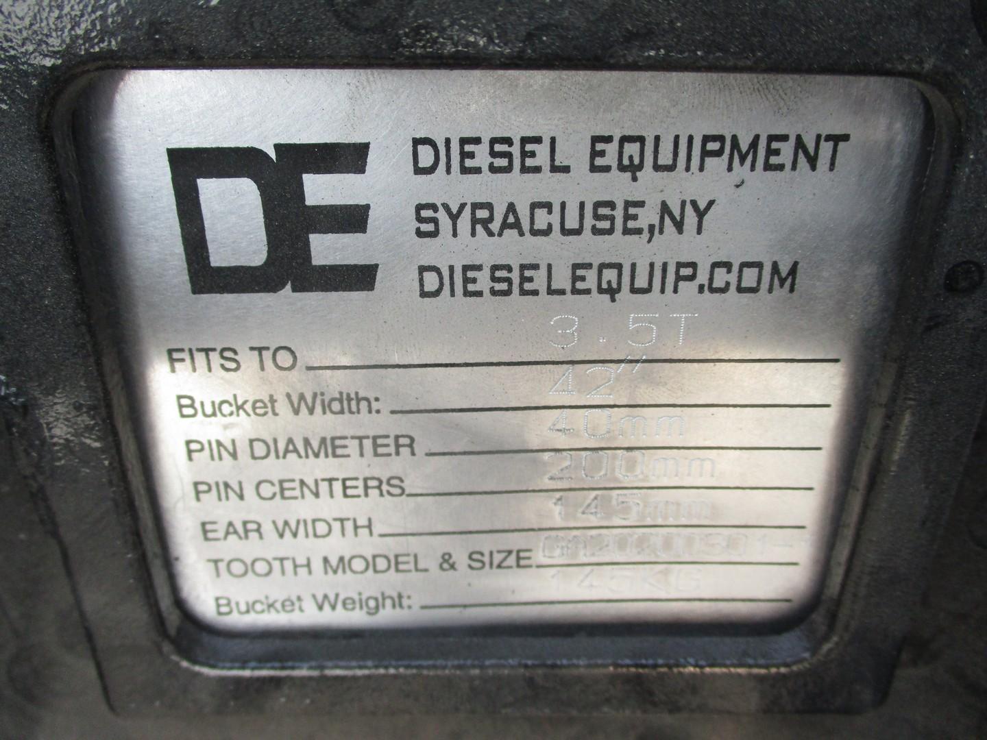 42" Excavator Cleanup Bucket With BOCE