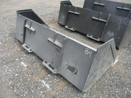 84" Snow/Mulch Bucket With BOCE