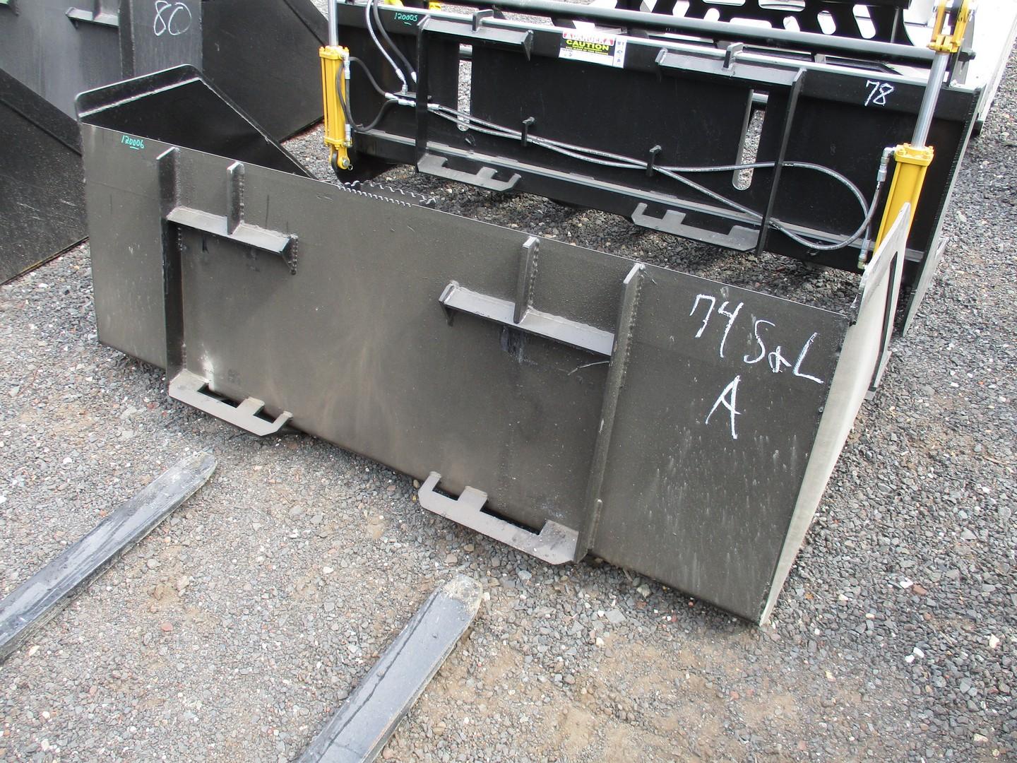 74" Snow/Mulch Bucket With BOCE