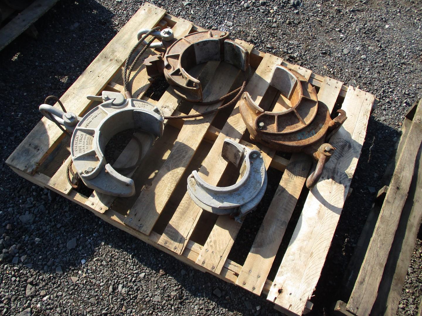 Assortment of Water Pipe Fittings and Clamps