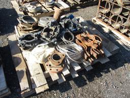 Assortment of Water Pipe Fittings and Clamps