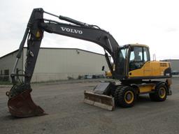 2011 Volvo EW180C Rubber Tire Excavator