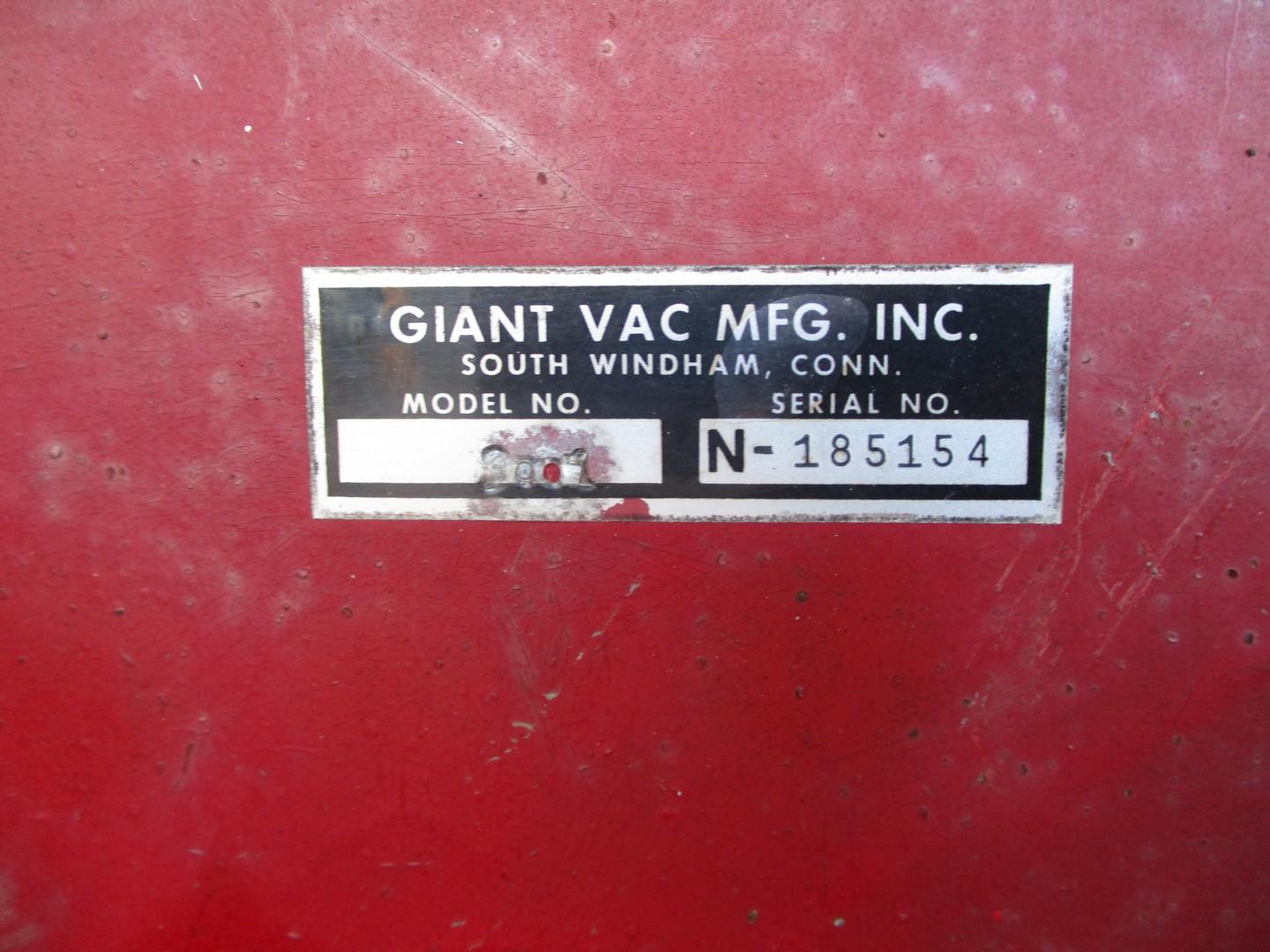 Giant Vac Tow Behind Leaf Sucker