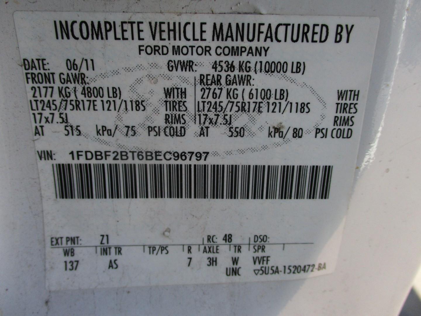 2011 Ford F-250 XL Utility Body Truck