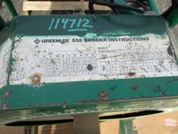 Greenlee 555 Electric Powered Conduit Bender