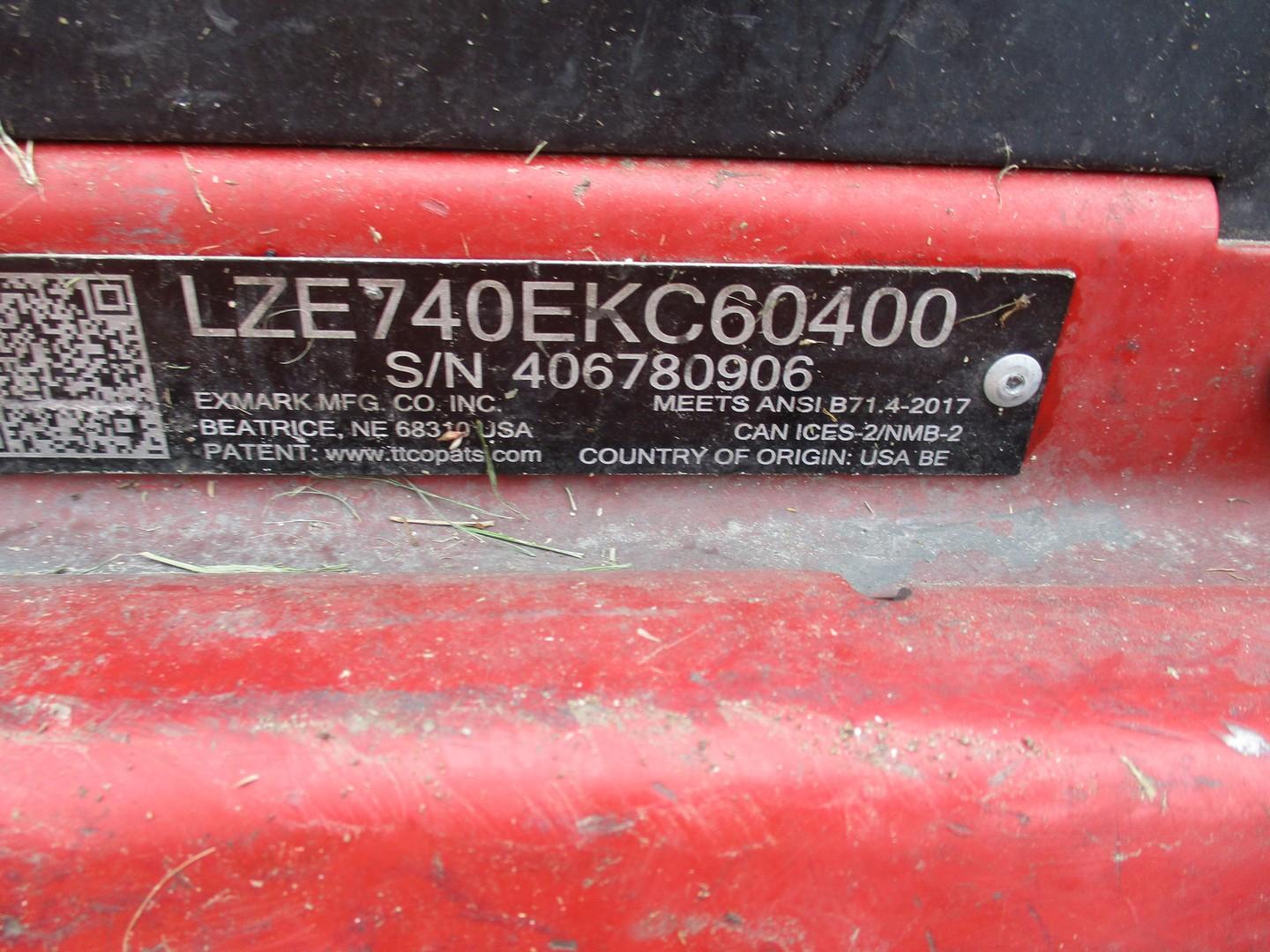 Exmark E-Series Zero Turn Mower