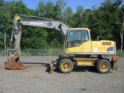 2007 Volvo EW180C Rubber Tire Excavator