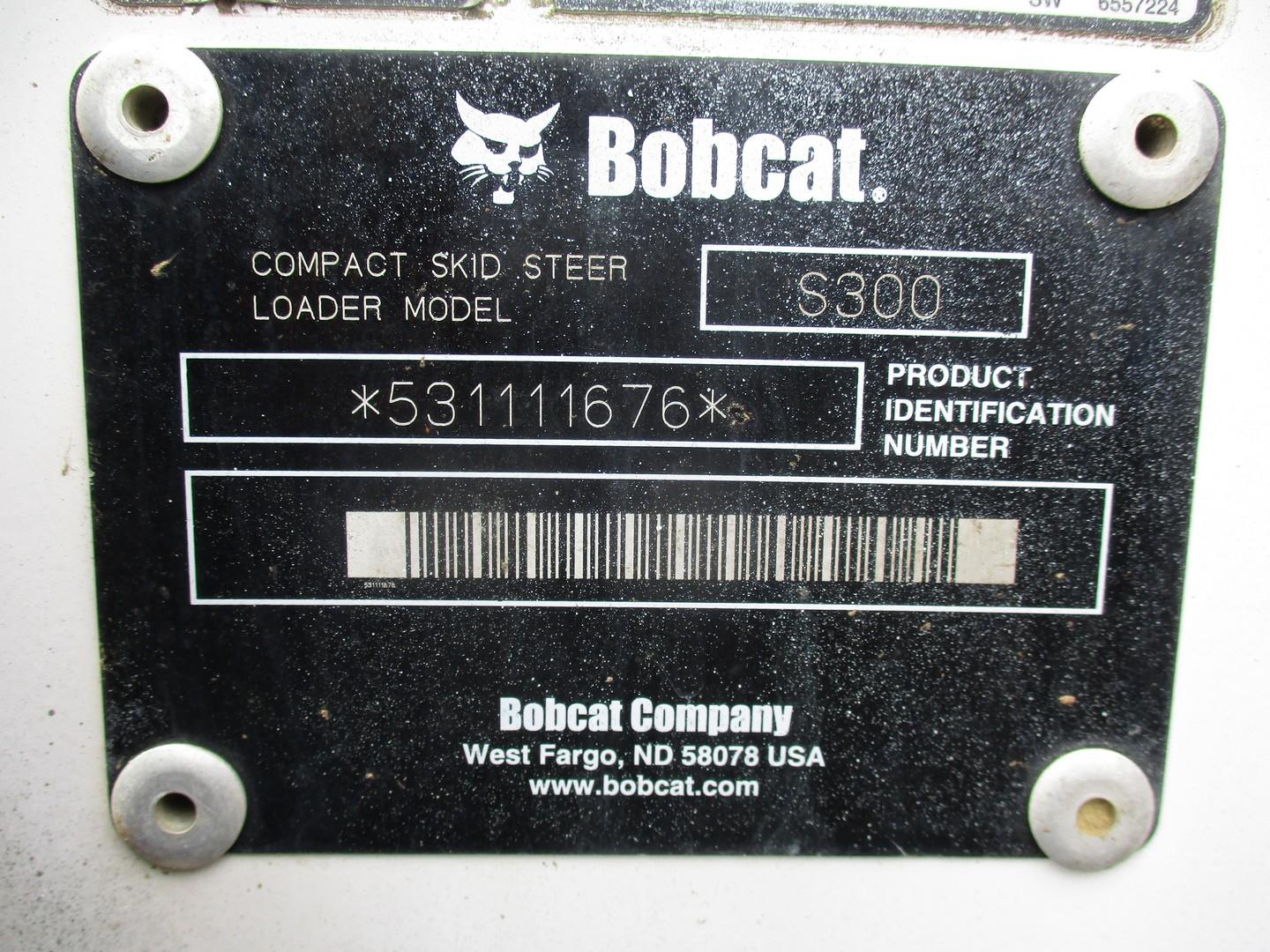 2006 Bobcat S300 Skid Steer