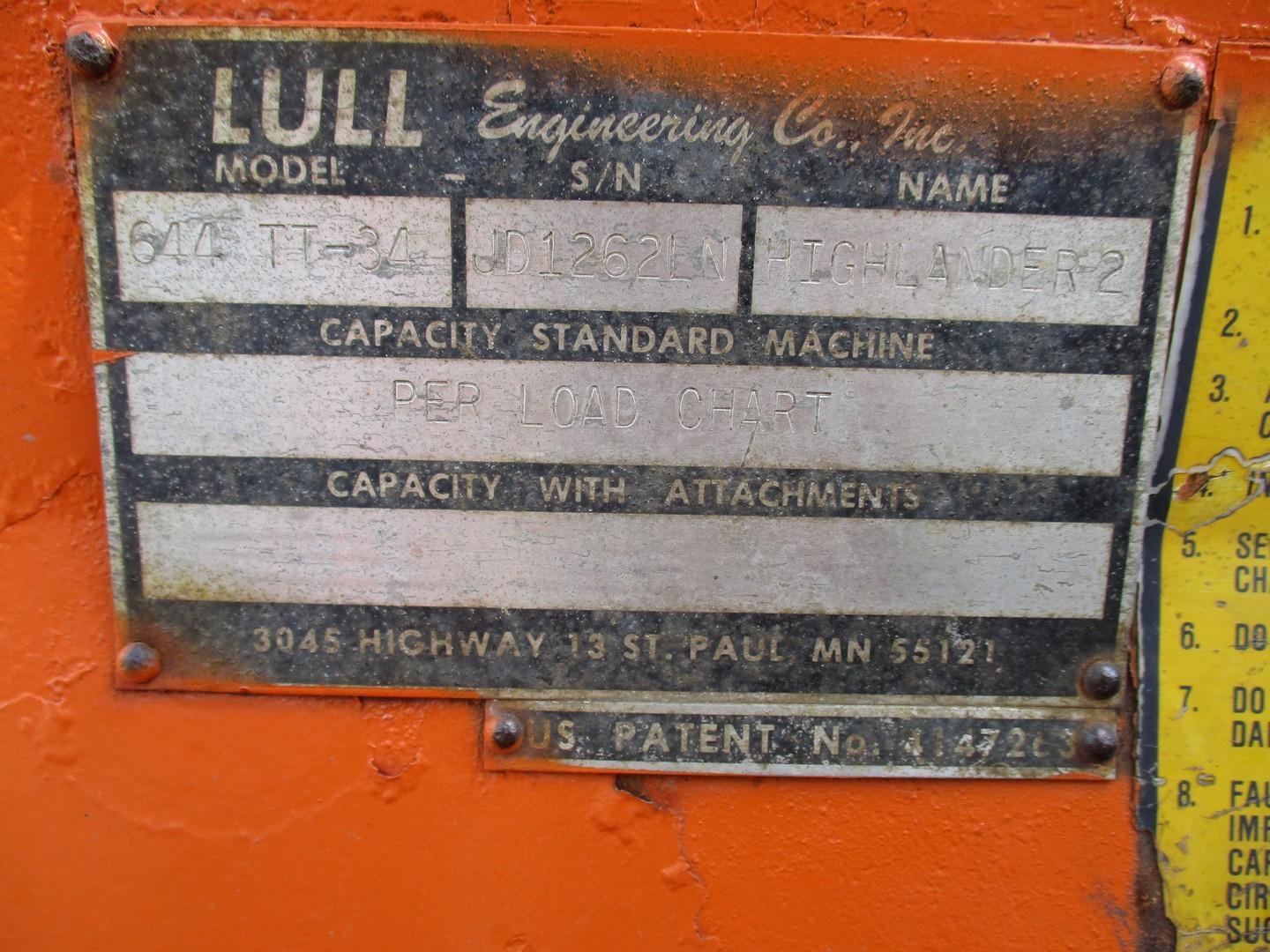 1985 Lull 644 Telescopic Forklift