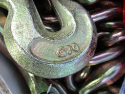 (5) 9200# Ratchet Binders,