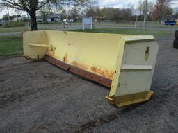 Pro-Tech 16' Snow Pusher With Rubber Edge