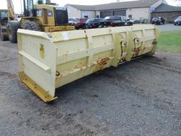 Pro-Tech 16' Snow Pusher With Rubber Edge