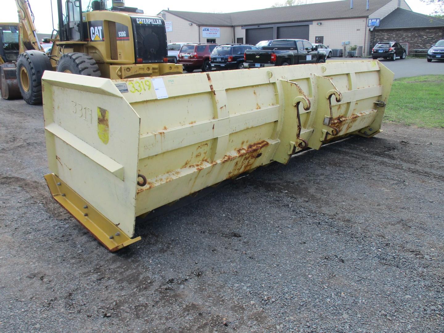 Pro-Tech 16' Snow Pusher With Rubber Edge