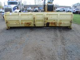 Pro-Tech 16' Snow Pusher With Rubber Edge