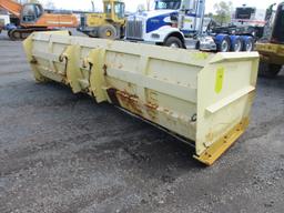 Pro-Tech 16' Snow Pusher With Rubber Edge