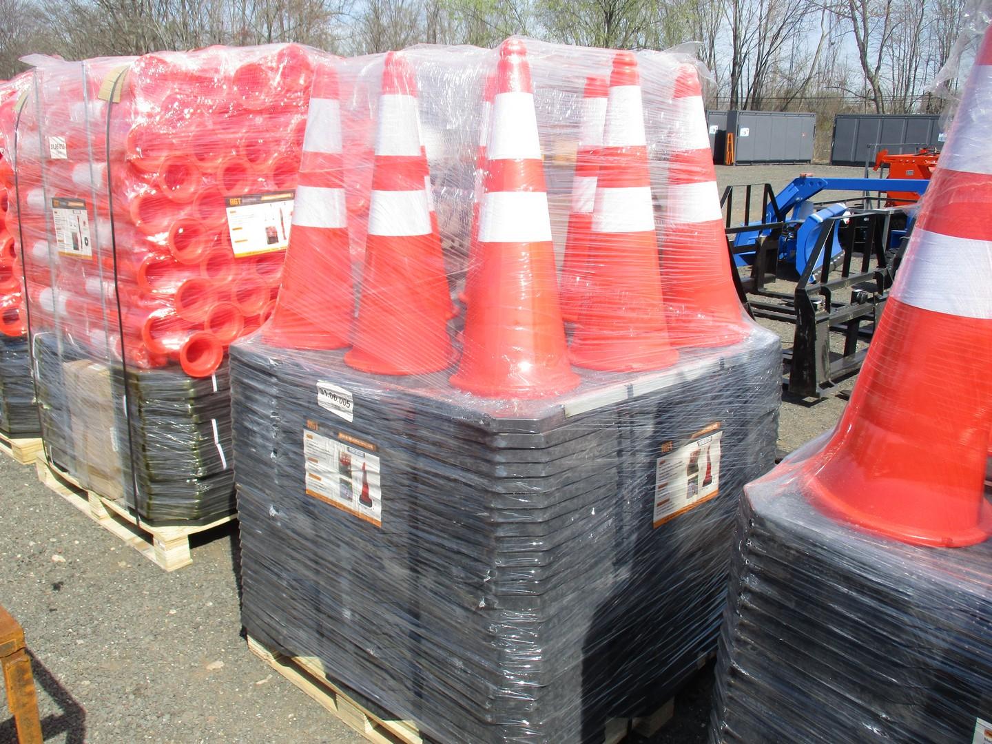 (250) 14" Reflective Traffic Cones