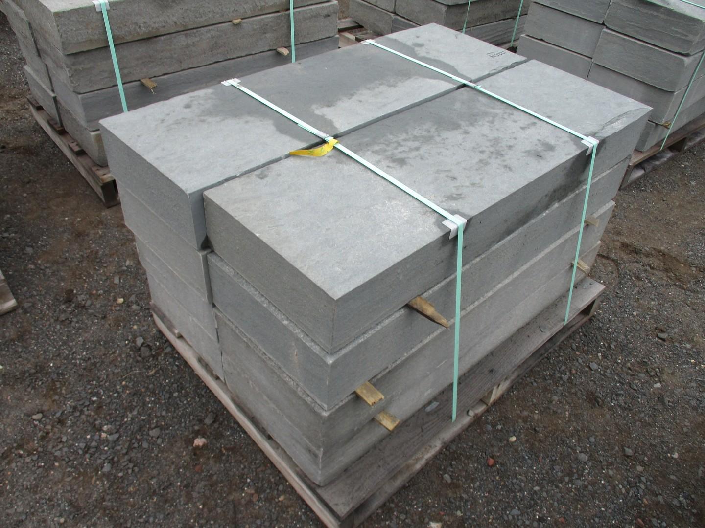 Quantity of 16" x 48" x 6" Thermal Bluestone Steps