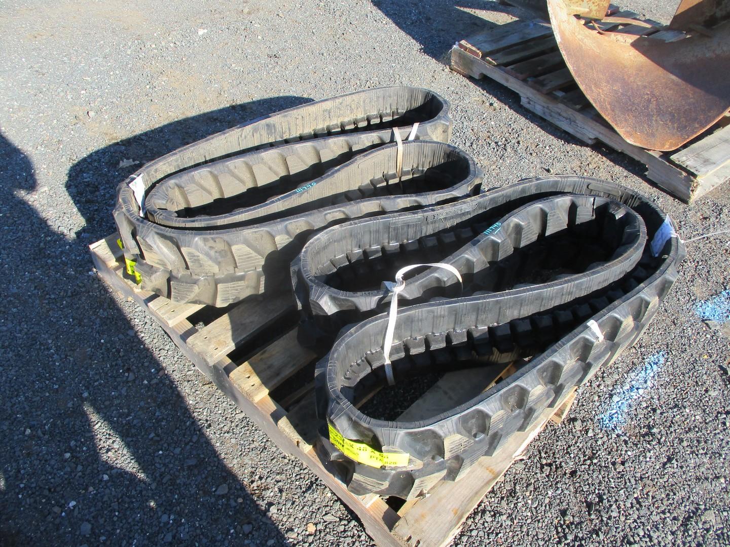 (2) Rubber Tracks