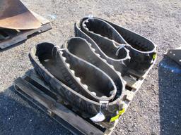 (2) Rubber Tracks