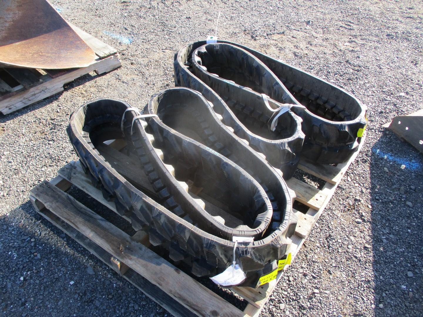 (2) Rubber Tracks