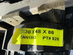 (2) Rubber Tracks