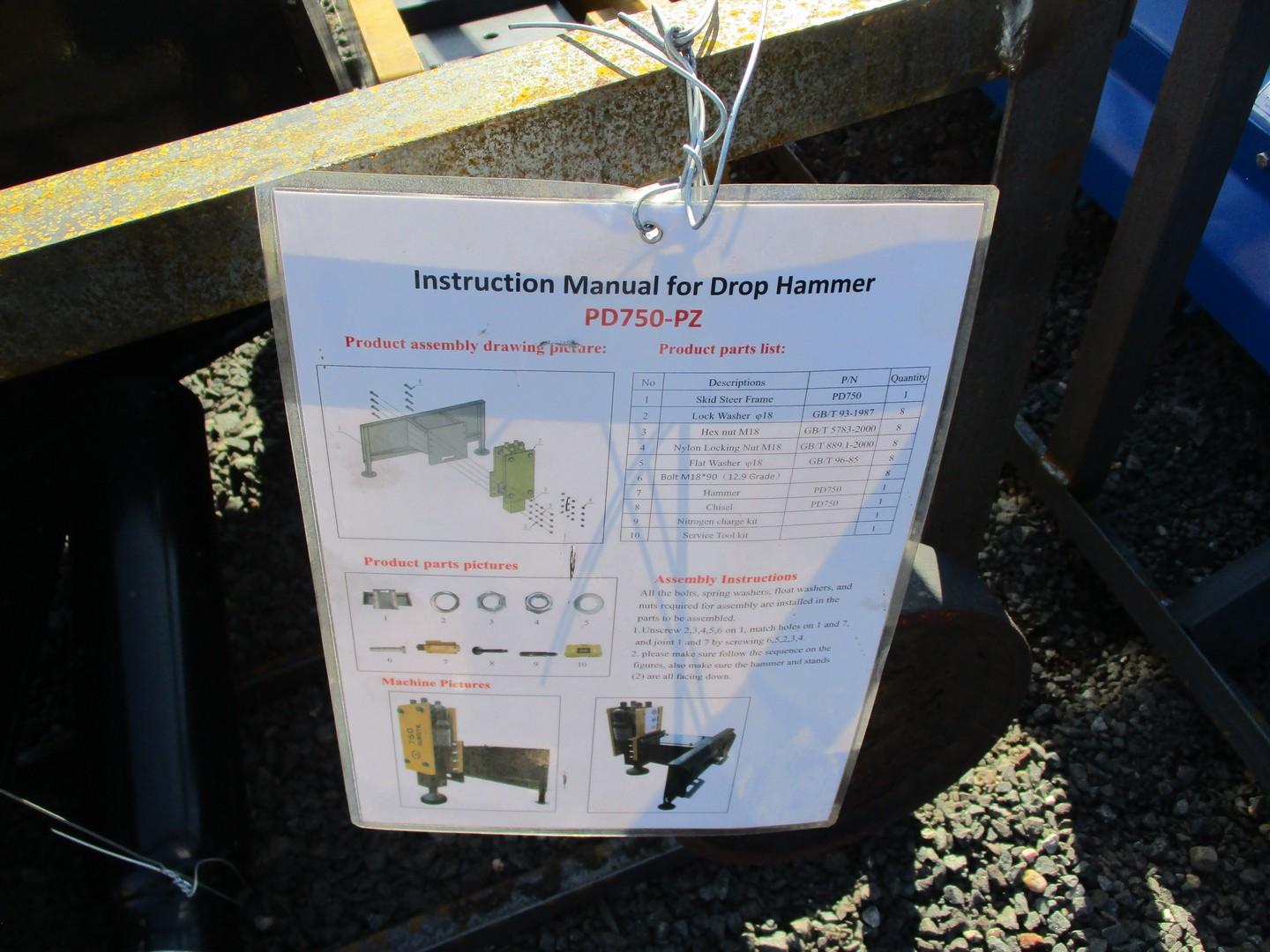 2023 AGT 750 Hyd Fence Post Driver
