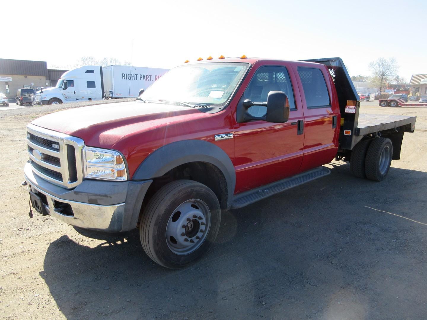 2005 Ford F-550 Lariat S/A Flatbed Truck | Proxibid