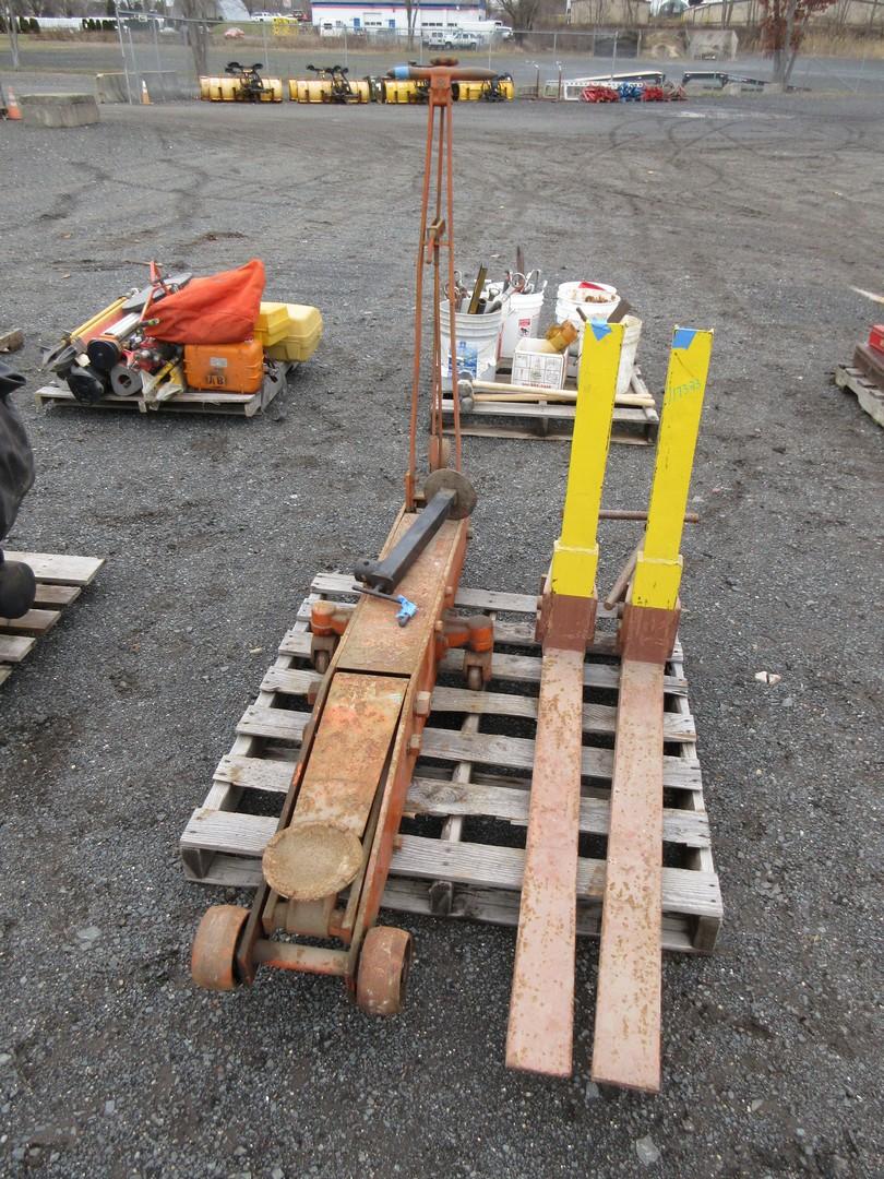 Set of Bolt On Loader Bucket Forks,