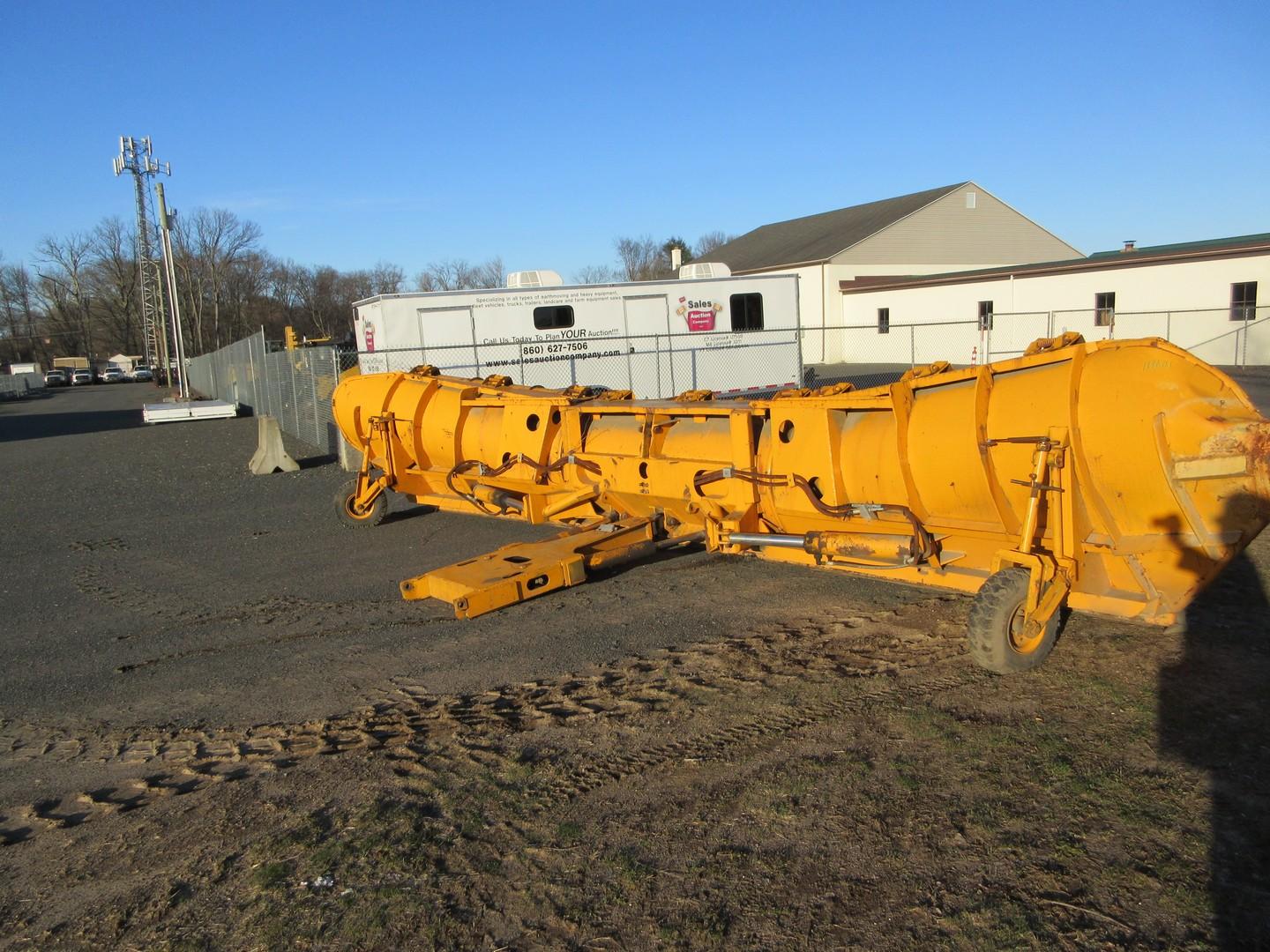 Hydraulic Adjustable Wing Plow With Rubber Edge