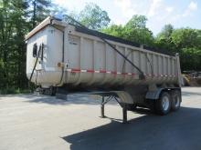 1985 Fruehauf 24' T/A Aluminum Dump Trailer